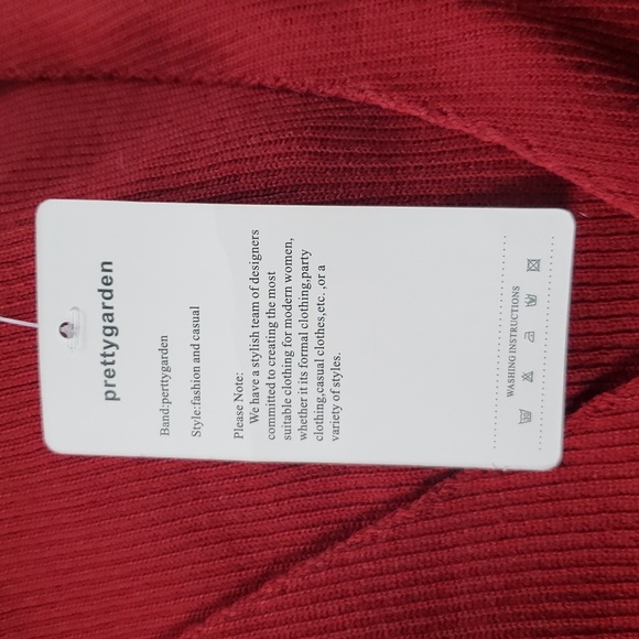 NWT Pretty garden sweater dress with side split - Picture 13 of 13